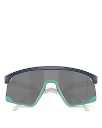 Bxtr Rectangle Shield Sunglasses, 139mm