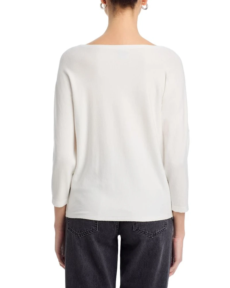 Floral Dolman Sleeve Sweater