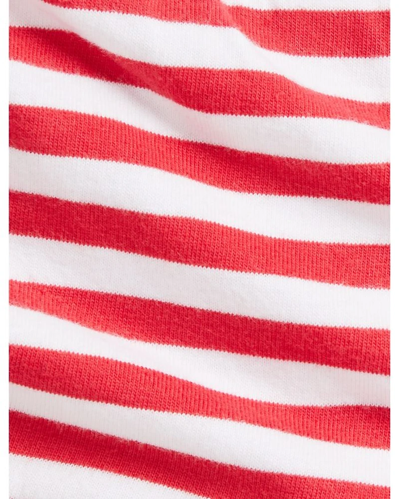 Girls' Striped Cotton Jersey Dress & Bloomer - Baby
