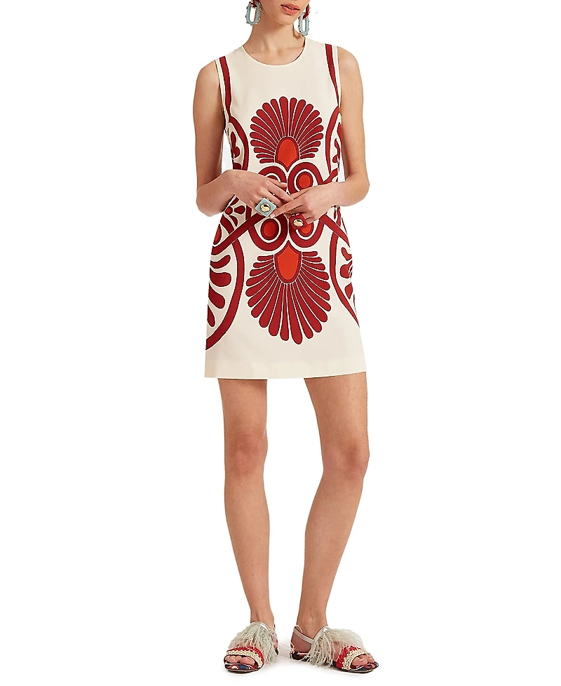 La DoubleJ Stretch Placee Medallion Tunic Dress