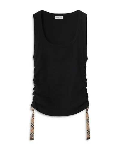 Ruched Sleeveless Top