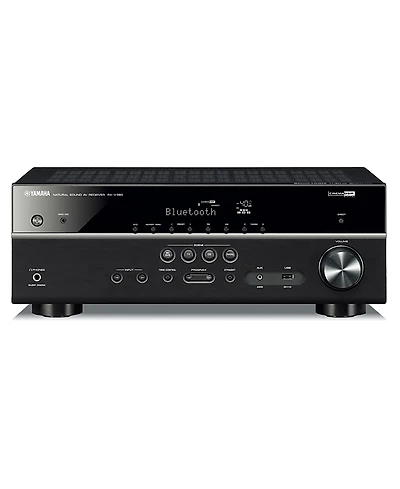 Yamaha Rx-V385BL 5.1 Channel Av Receiver with Ypao Automatic Room Calibration