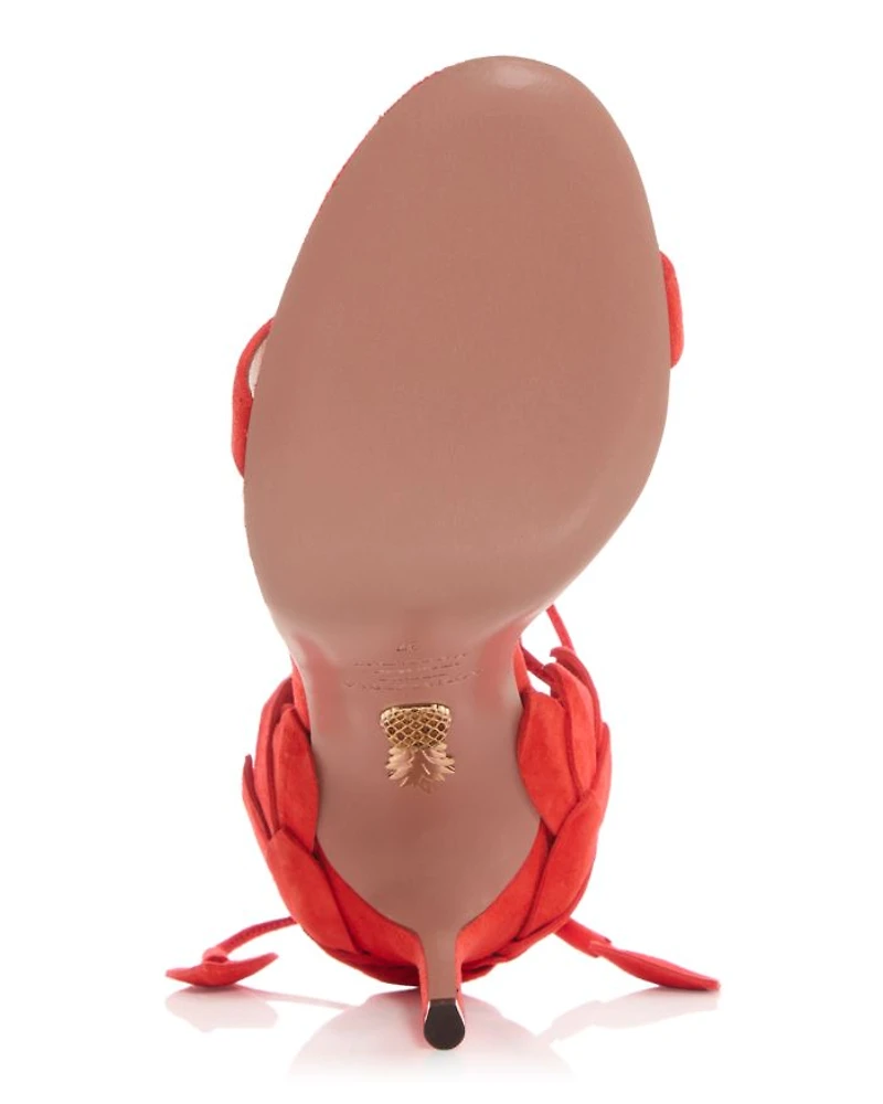 Women's Hibiscus Ankle Tie Sandals