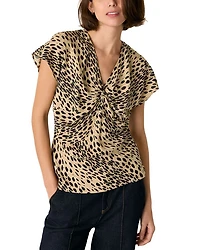 Animal Spot Printed Blouse