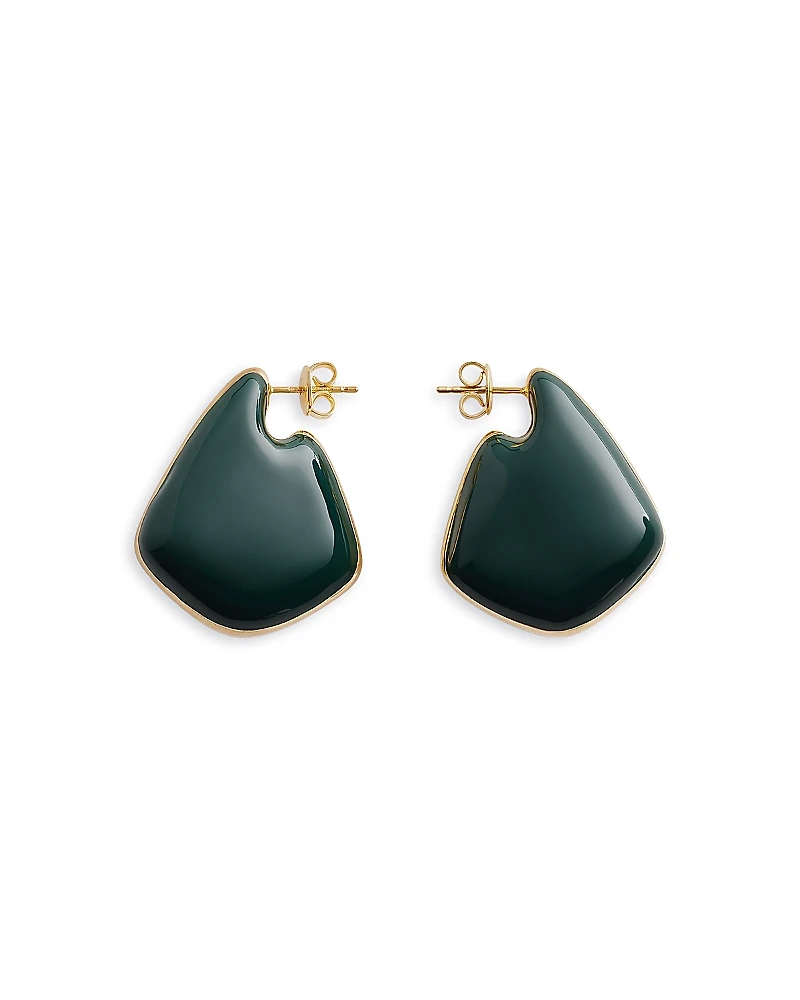 Bottega Veneta Color Small Fin Drop Earrings