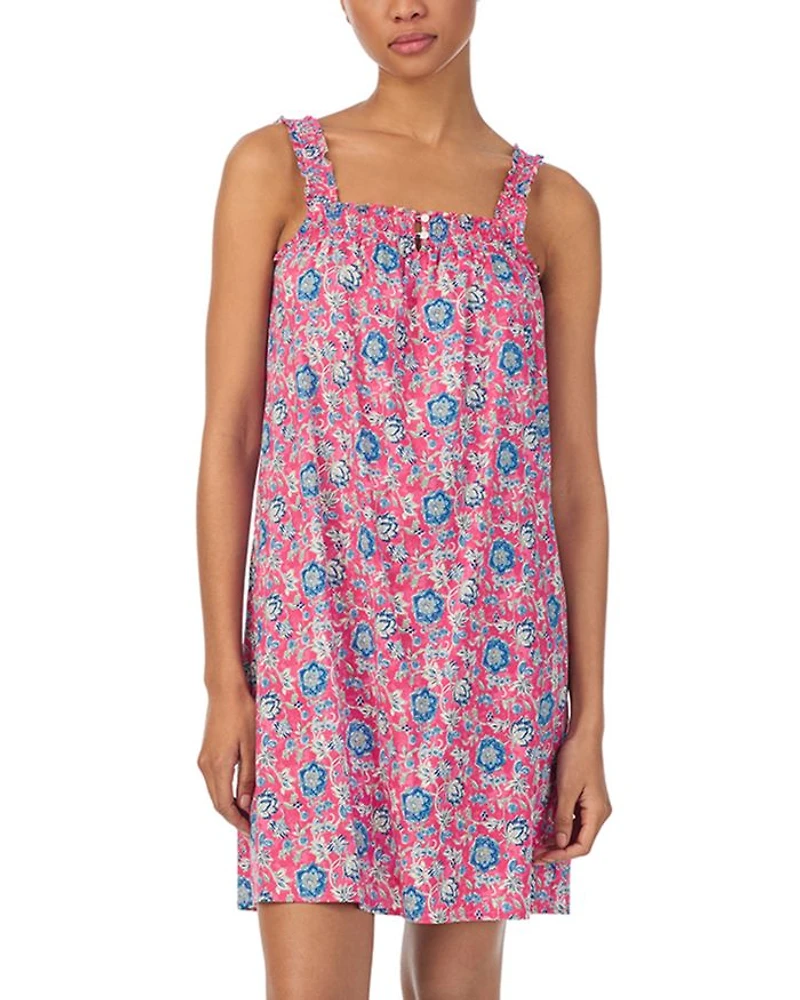 Smocked Trim Nightgown