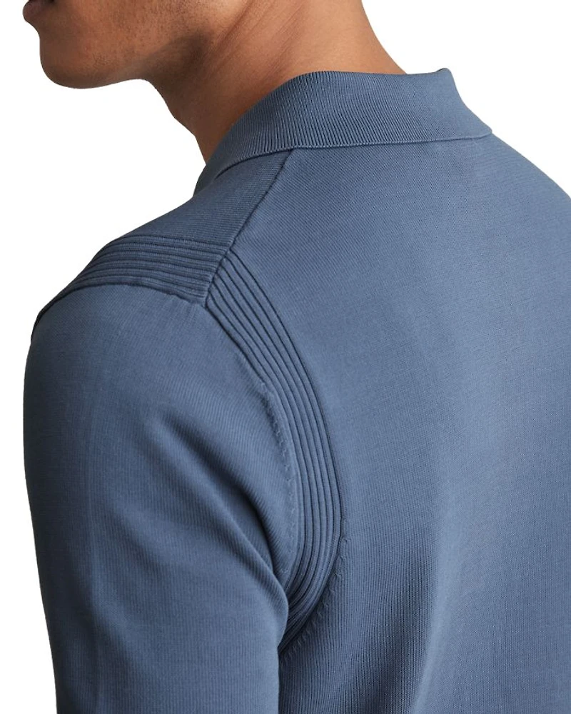 Berkley Slim Fit Quarter Zip Knit Polo Shirt