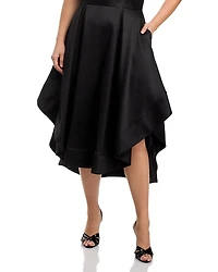 Mikado Strapless Midi Gown - Exclusive