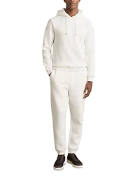 Arelo Regular Fit Ribbed Hoodie