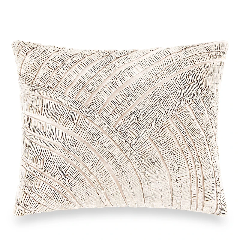 Donna Karan Home Foil Printed & Textured Decorative Pillow