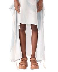 Silk Habotai Kimono Dress