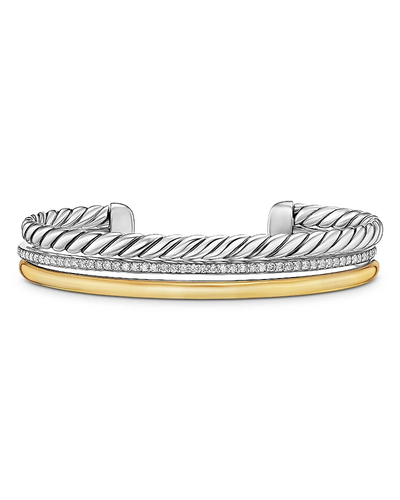 Dy Mercer Three Row Cuff Bracelet