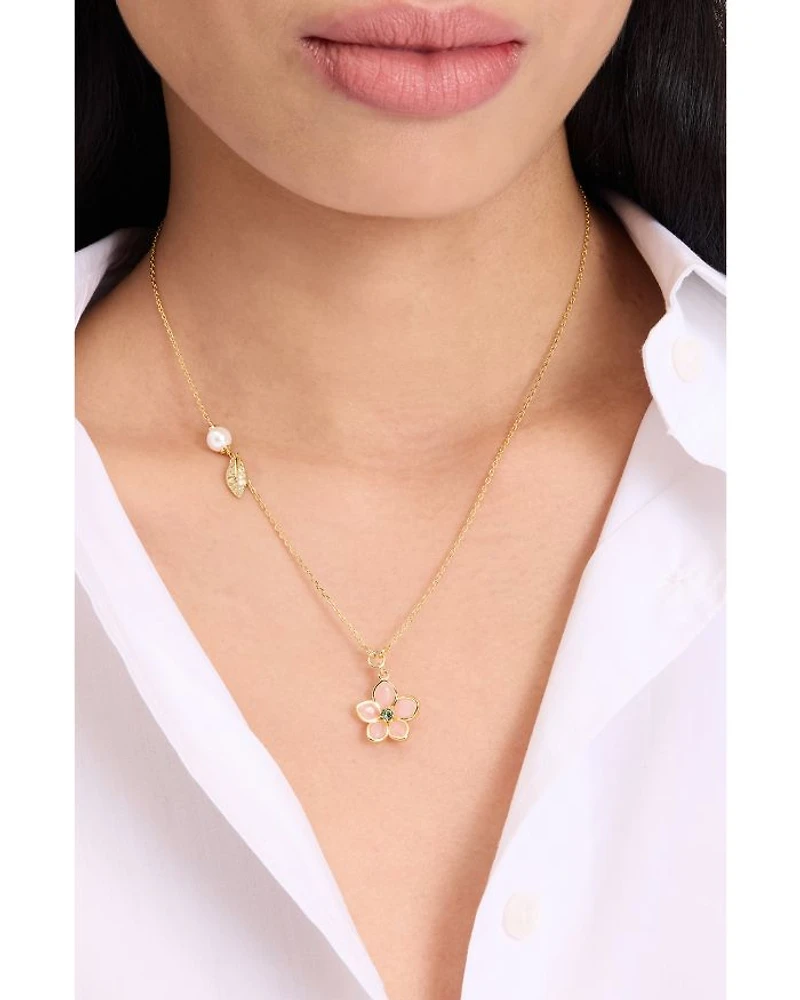 Pastel Petals Pendant Necklace, 16"-19"