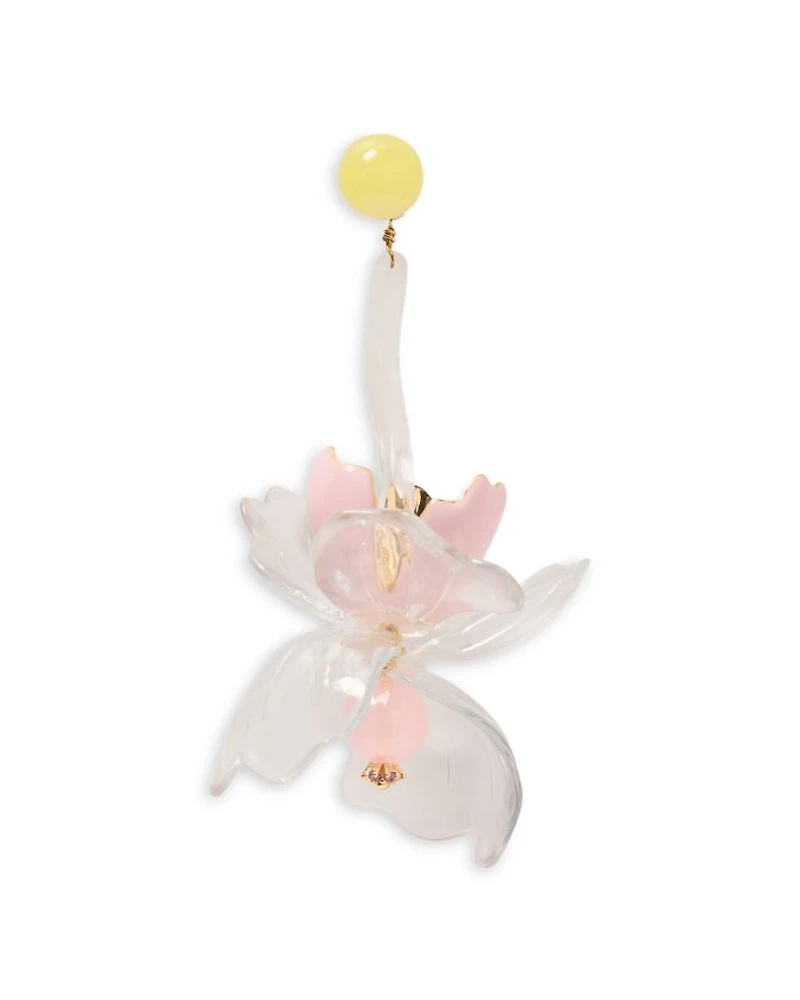 Bright Orchid Drop Earrings