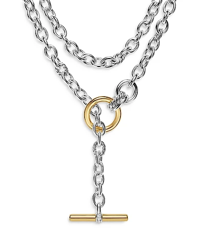 David Yurman Mercer Double Row Toggle Chain Necklace