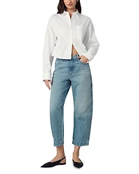 The Wilder High Rise Relaxed Barrel Jeans Sincere