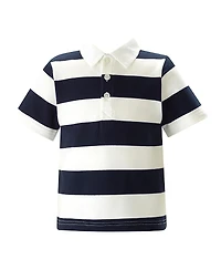 Rachel Riley Boys' Maxi Stripe Polo - Little Kid, Big Kid