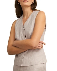 Hobbs London Alessia Linen Vest