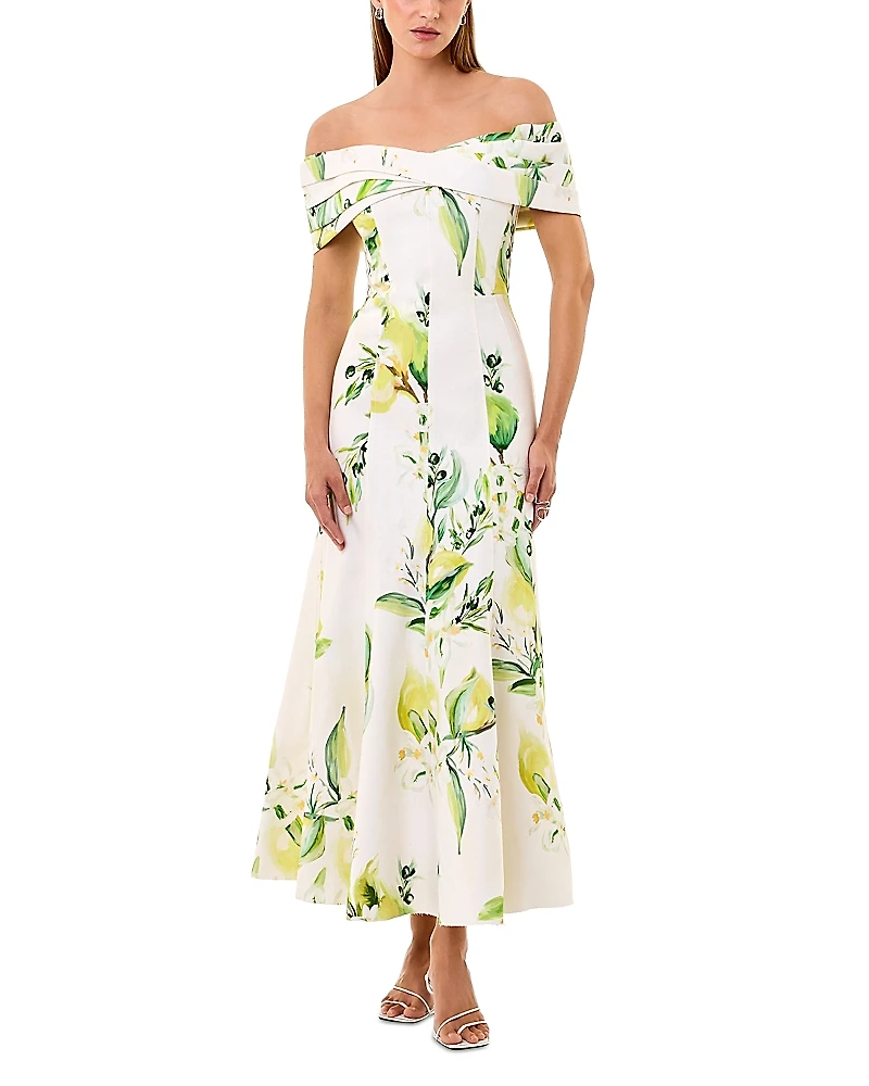 Nicholas Ariana Strapless Twist Front Dress