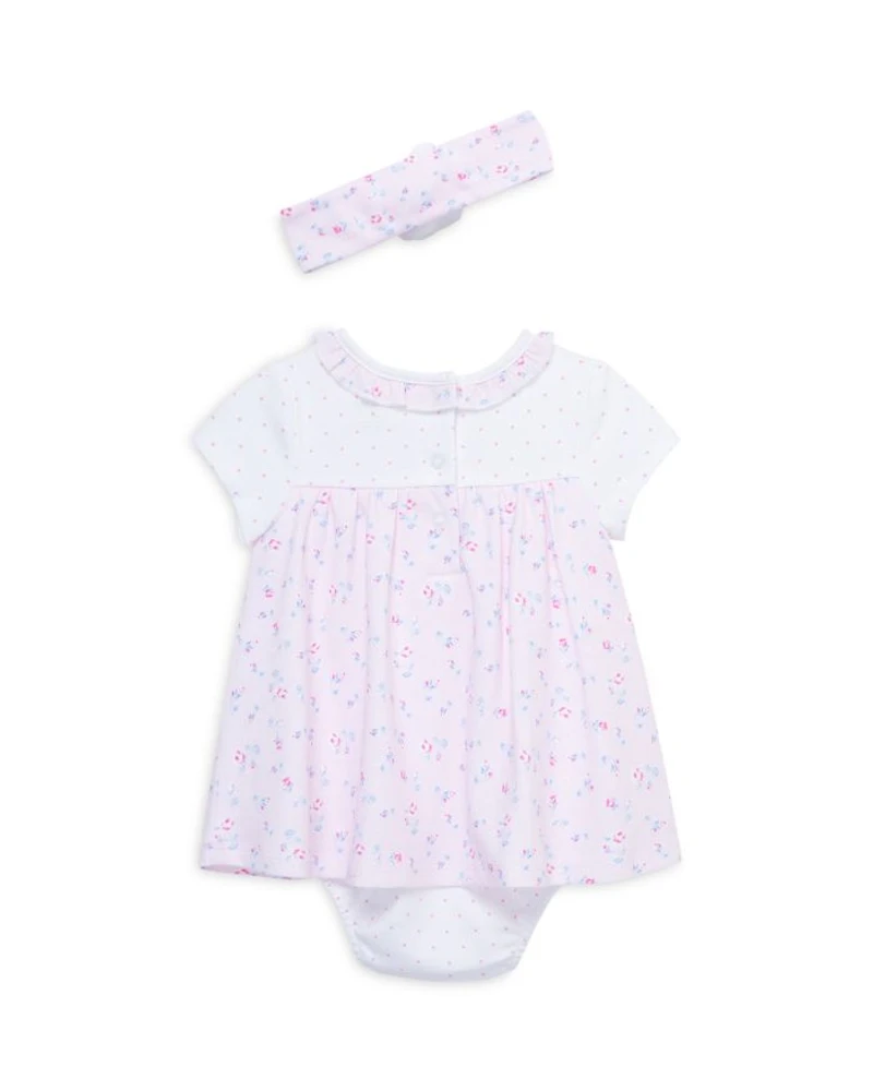 Girls' Rosebud Bodysuit & Headband Set - Baby