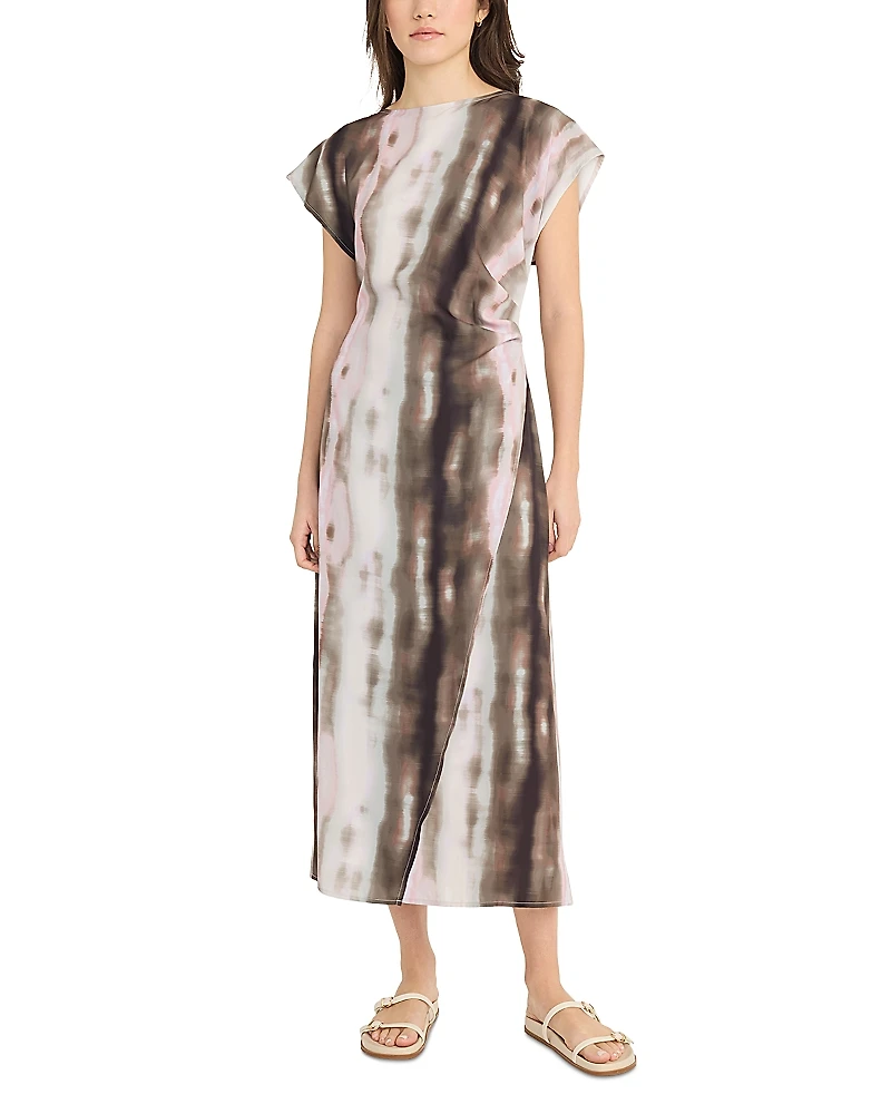 Luxely Satin Midi Dress