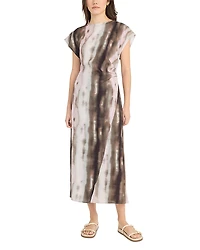 Luxely Satin Midi Dress