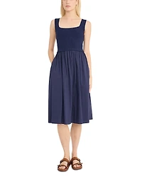 Luxely Mixed Media Dress