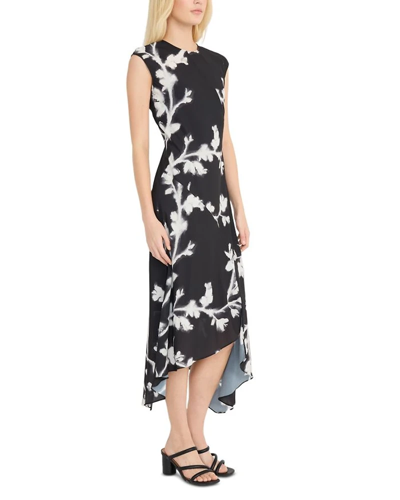Illuminated Floral High Low Dress