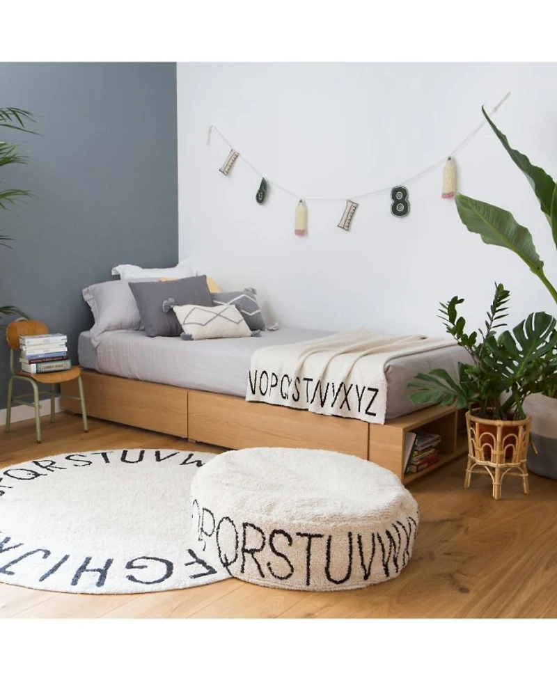 ABC Pouf -  2' 4" x 8"