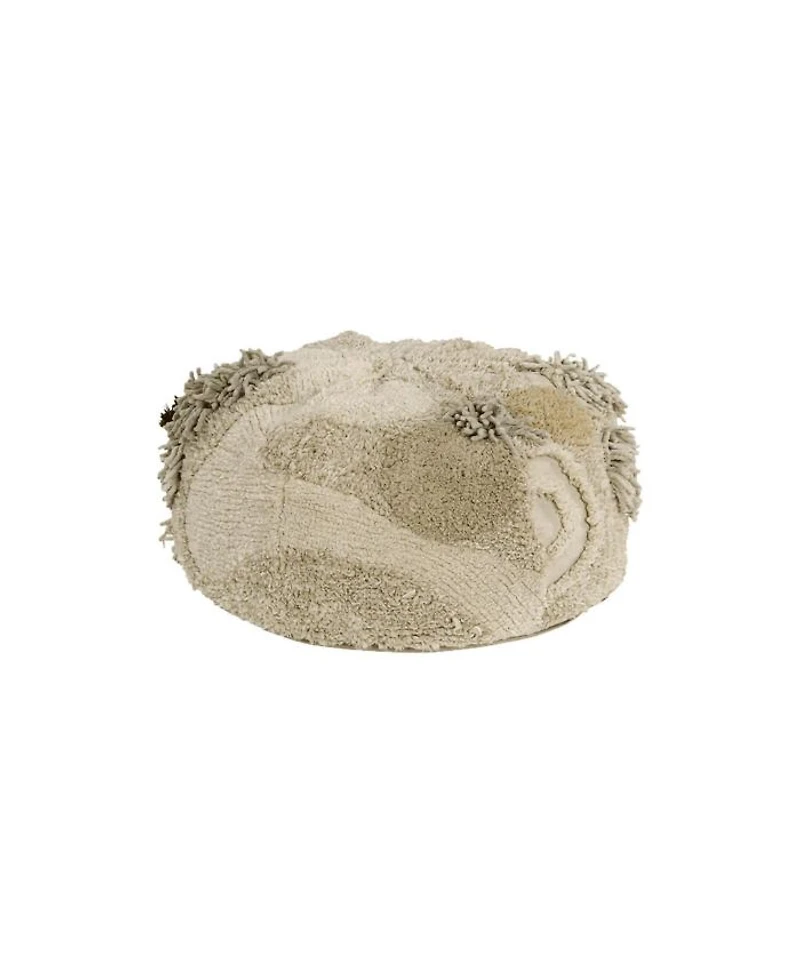 Mossy Rock Pouf -   1' 8" x 1'