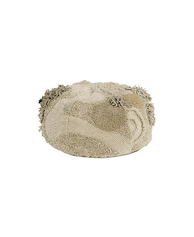 Mossy Rock Pouf -   1' 8" x 1'