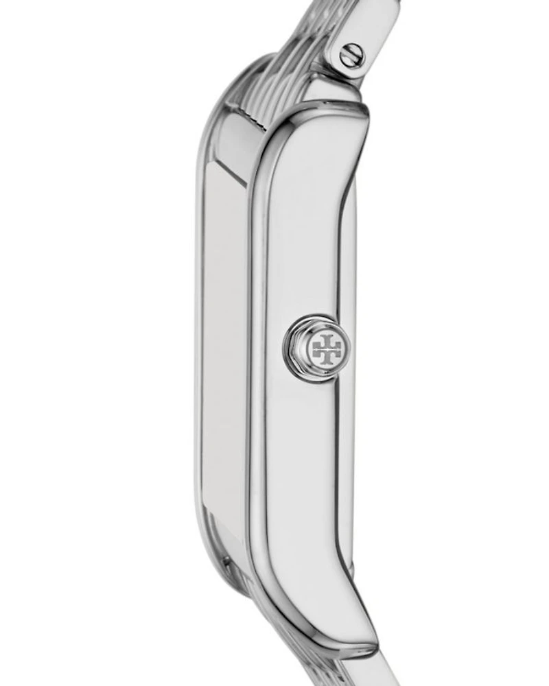 The Eleanor Angled Two-Hand Stainless Steel Watch, 19mm x 37mm