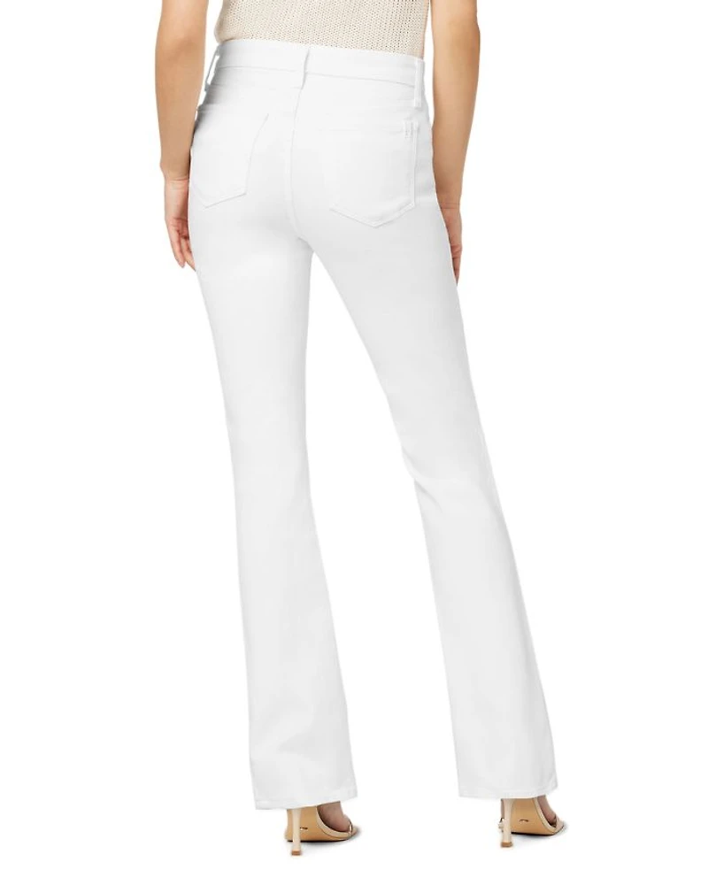 The Provocateur Petite Mid Rise Bootcut Jeans White
