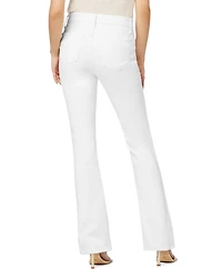 The Provocateur Petite Mid Rise Bootcut Jeans White