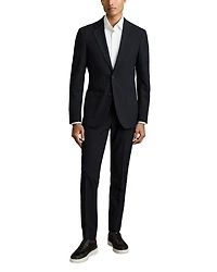 Notch Lapel Stretch Blazer