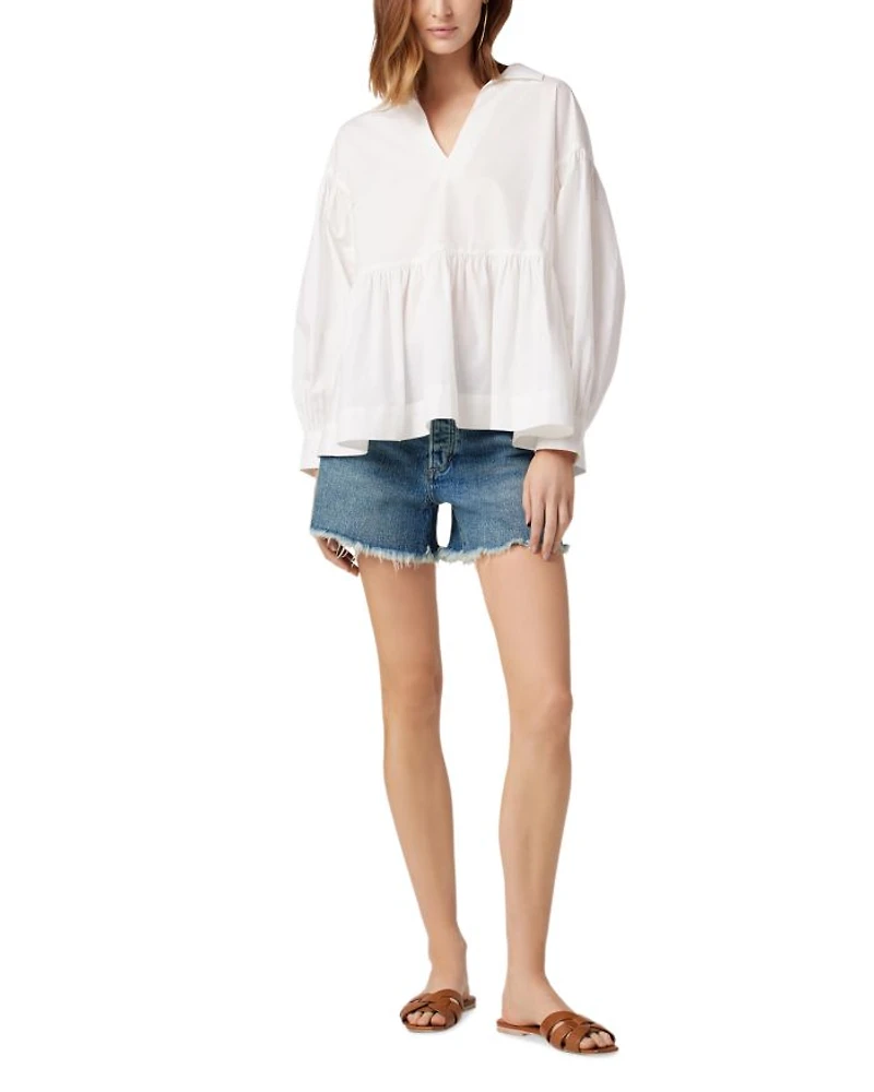 The Jessie High Rise Denim Shorts Not Your B