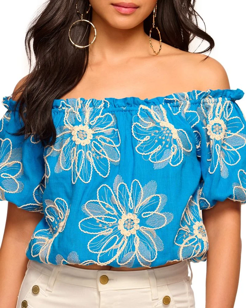 Lana Embroidered Top