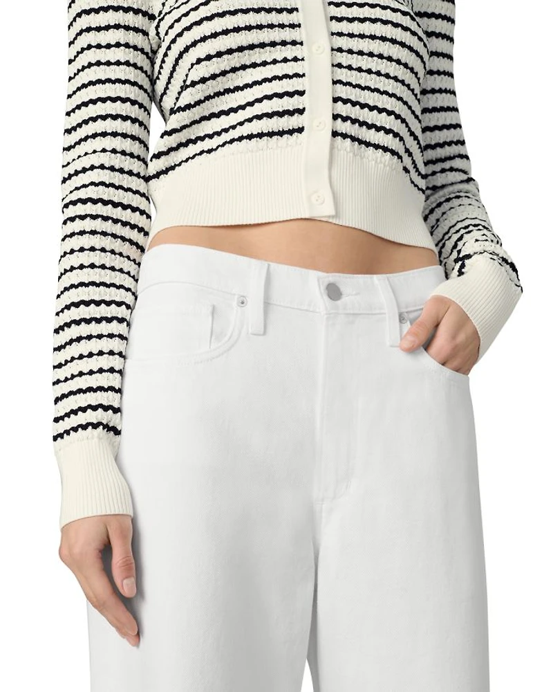 The Ryan Low Slung Baggy Jeans White