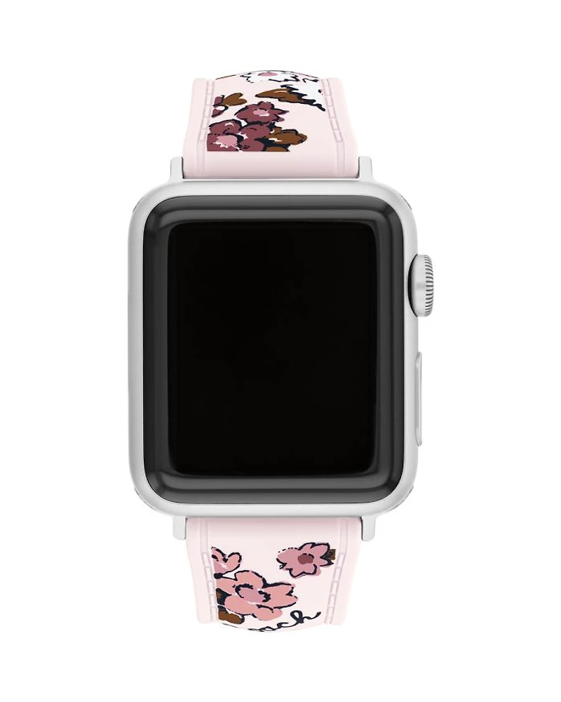 Apple Watch® Floral Print Silicone Strap