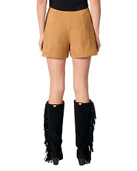 Fringed Nubuck Shorts