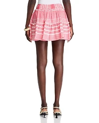 Striped Smocked Skirt - Exclusive