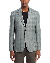 Plaid Regular Fit Unstructured Sport Coat - Exclusive