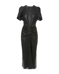 Victoria Beckham Midi Leather Dress