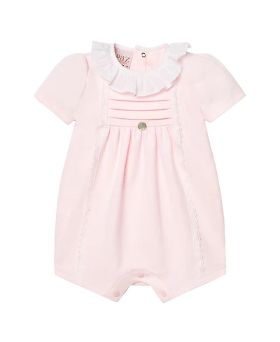 Paz Rodriguez Girls' Interlock Romper - Baby