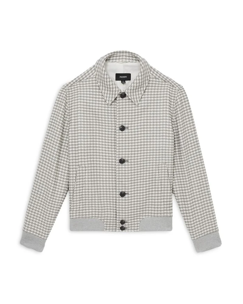 Benny Dogtooth Check Shirt Jacket