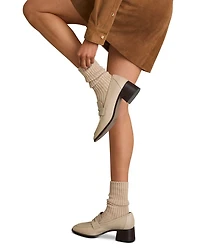 Women's Heidi Almond Toe Block Heel Loafers
