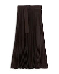 Ava Pleated Midi Skirt