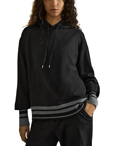 Alexi Striped Trim Hoodie