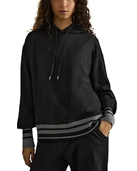 Alexi Striped Trim Hoodie