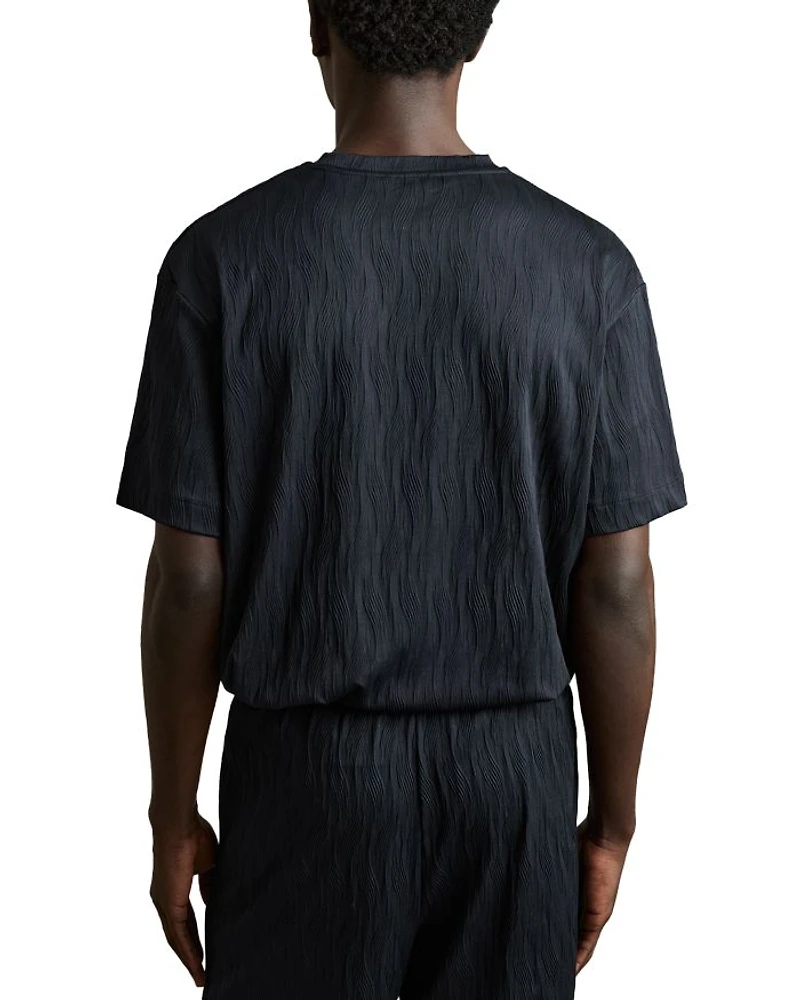 Ivan Wave Jacquard Oversized Tee